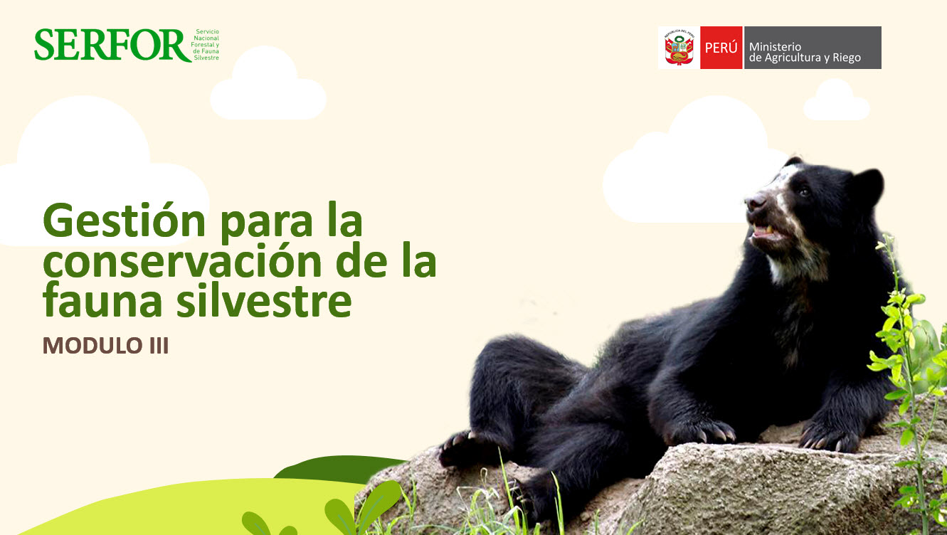 Gestión para la conservación de la fauna silvestre | Módulo III